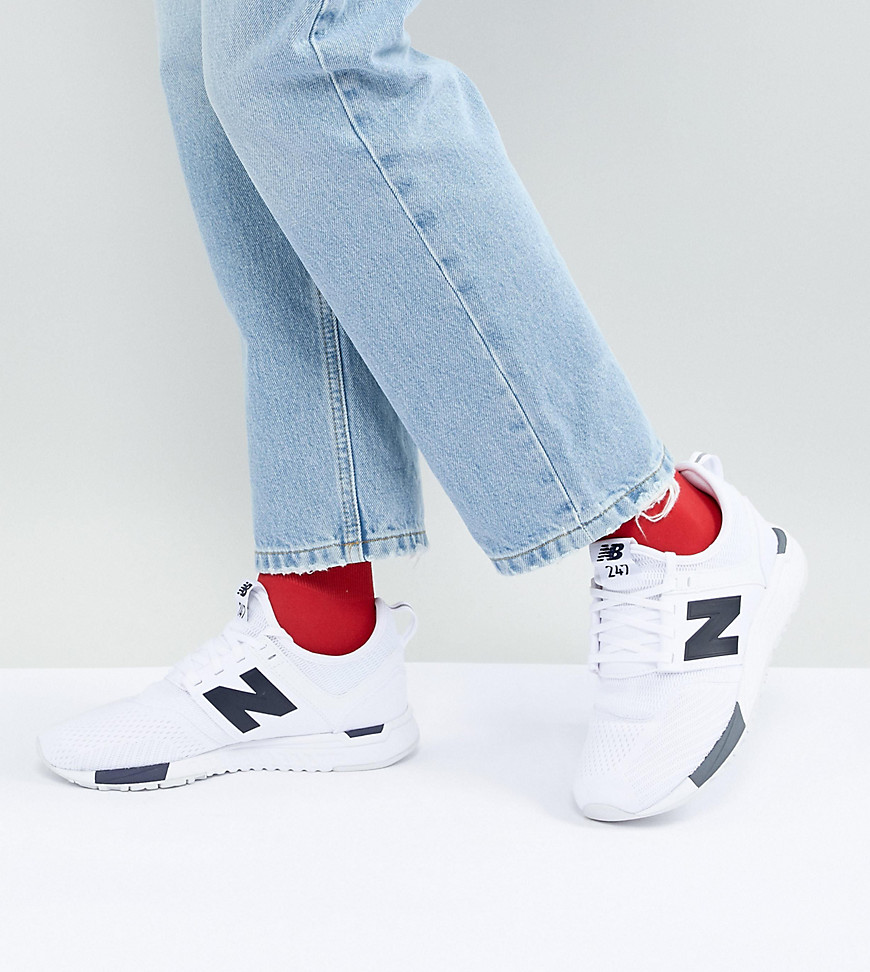 Imagen principal de producto de Zapatillas de deporte en malla blanca y negra 247 de New Balance - New Balance