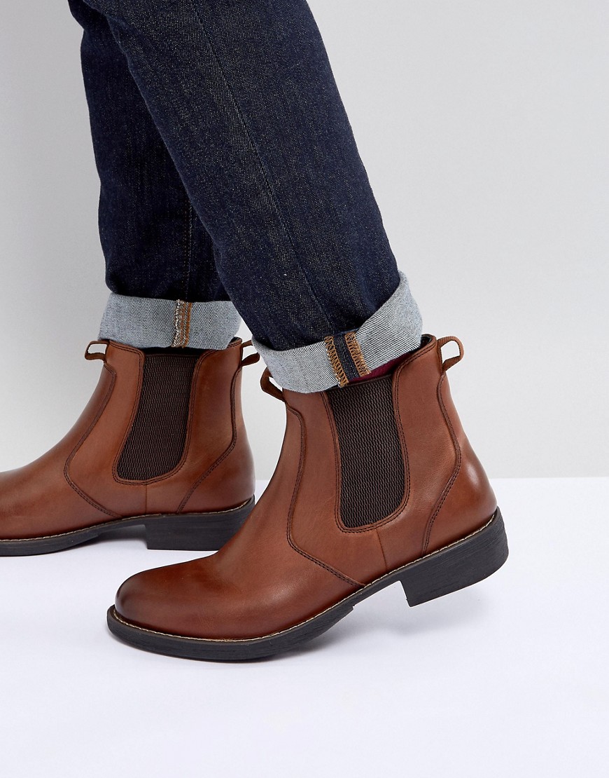 Светло-коричневые кожаные ботинки челси Eastland - Коричневый