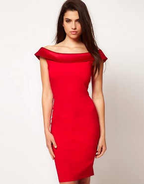 Red Bardot Dress