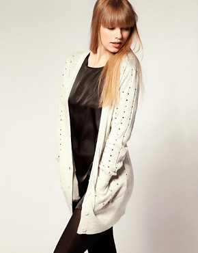 Image 1 of French Connection Studded Cardigan
