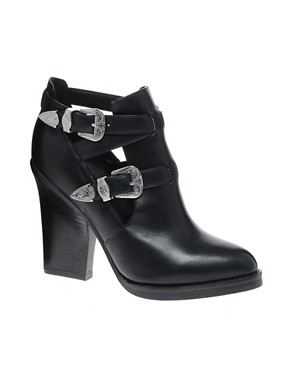 Image 1 of ASOS AUBREY Leather Ankle Boots