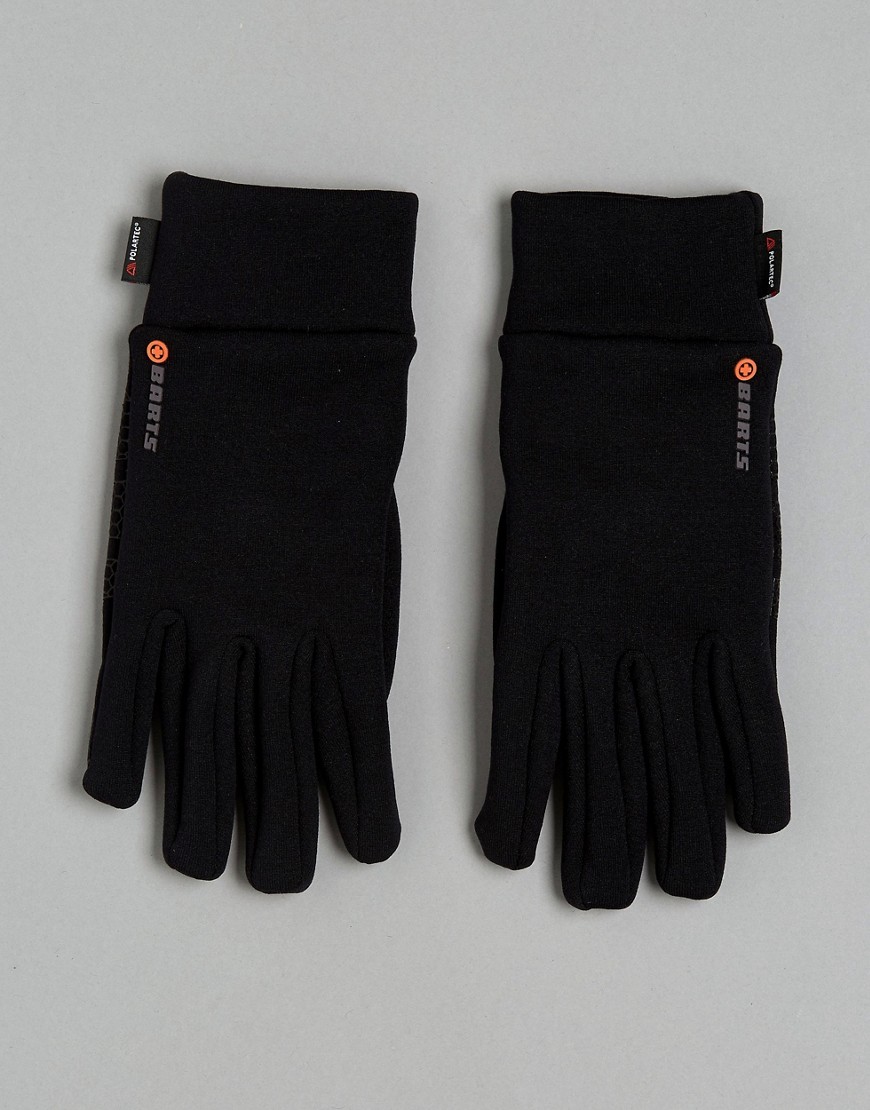 Флисовые перчатки Barts - Черный