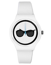 ASOS Watch With Sunglasses Print Face