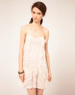 Image 1 of IRO Draped Silk Slip Dress
