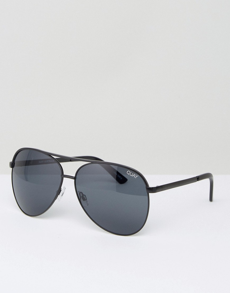 download black fade quay sunglasses