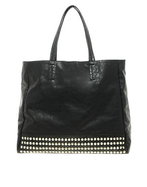 Image 1 of ASOS Studded Shopper Bag