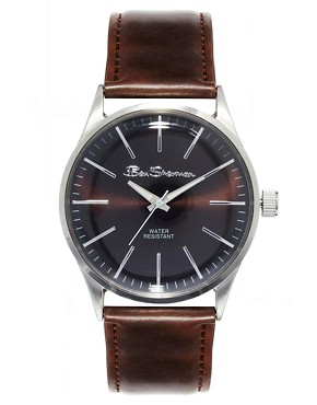 Reloj con correa de efecto cuero en marrón R930 de Ben Sherman