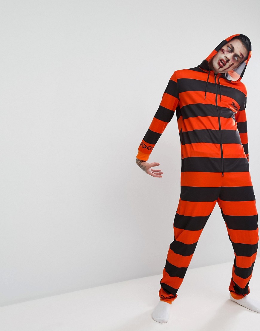 SSDD Halloween Prisoner Onesie - Orange Review