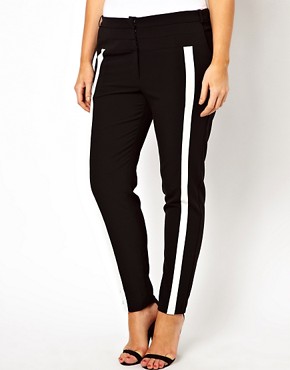 Image 4 of ASOS CURVE Pants in Monochrome