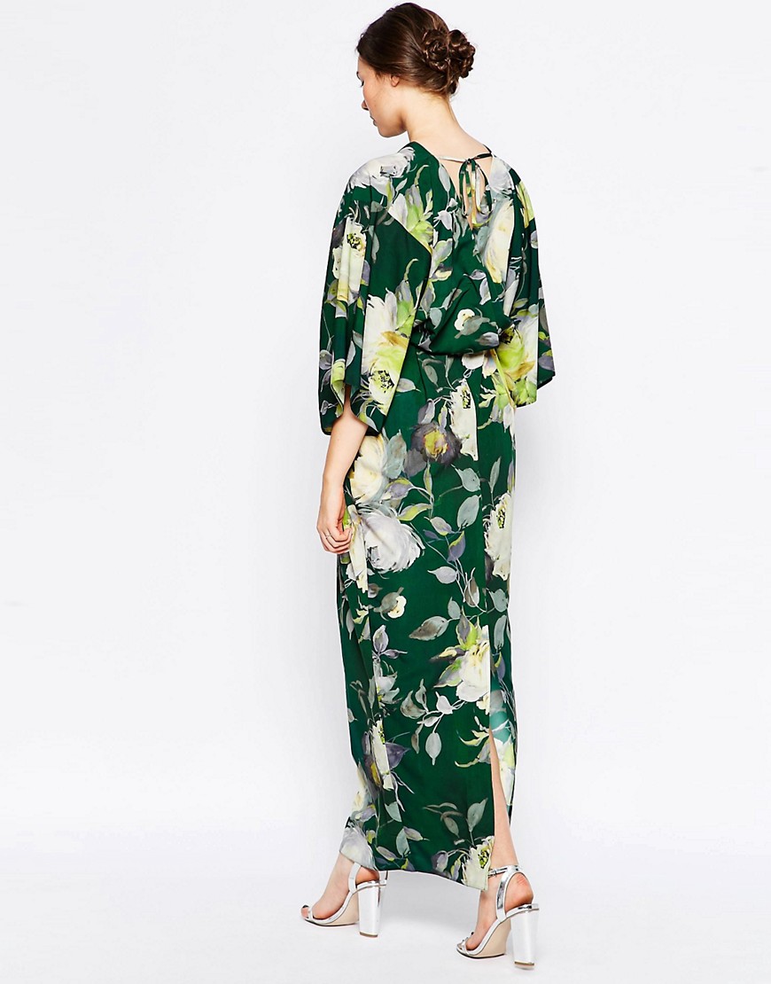 Image 2 of ASOS CURVE Maxi Dress in 70's Floral