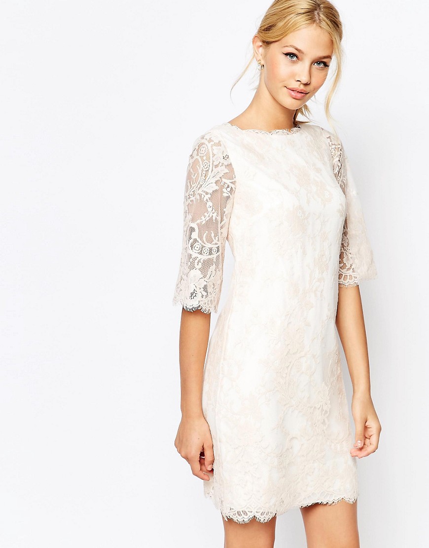 Image 1 of Ted Baker Laavia Wide Sleeve Dress in Lace