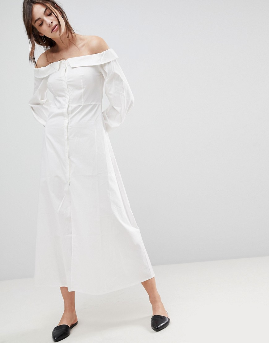 Платье макси Stylemafia Rimal - Белый