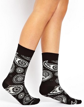 Image 2 of Happy Socks Paisley Socks