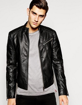 Esprit Faux Leather Jacket 