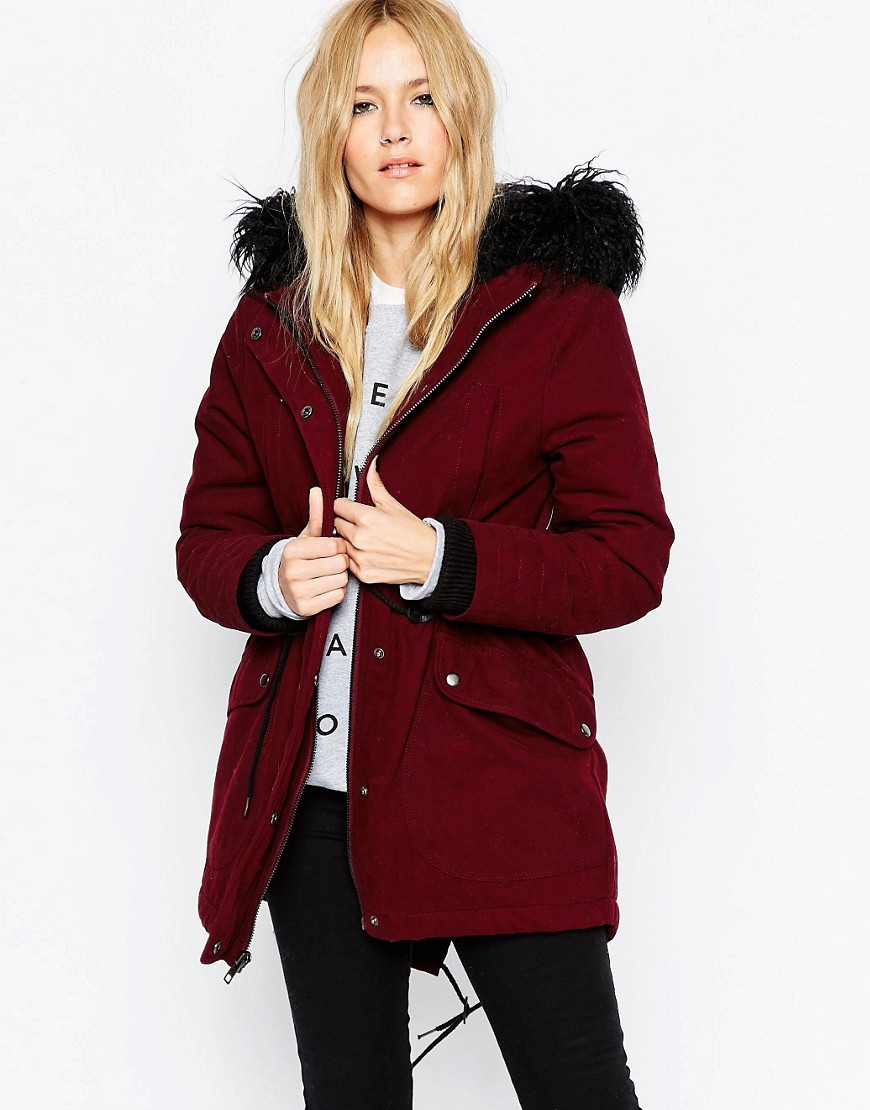 Image 1 of ASOS Parka In Cocoon Fit