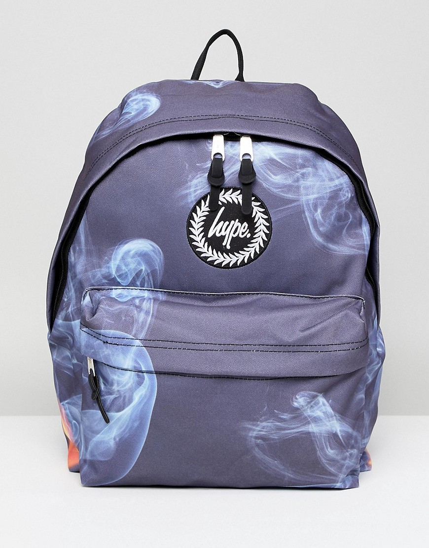Синий рюкзак с дымчатым принтом Hype - Синий