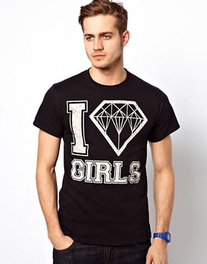 Image 1 of River Island T-Shirt With Girls Print