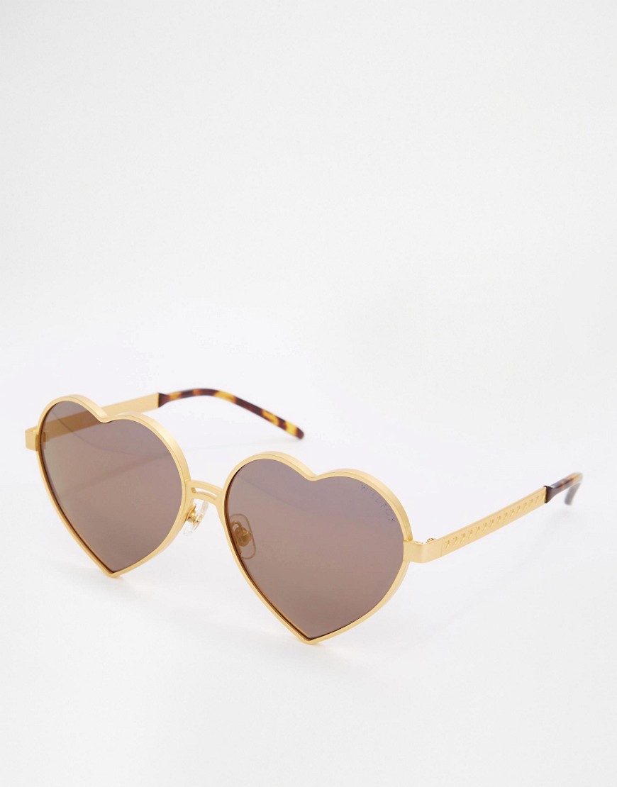 Image 1 of Wildfox Lolita Deluxe Heart Mirror Sunglasses