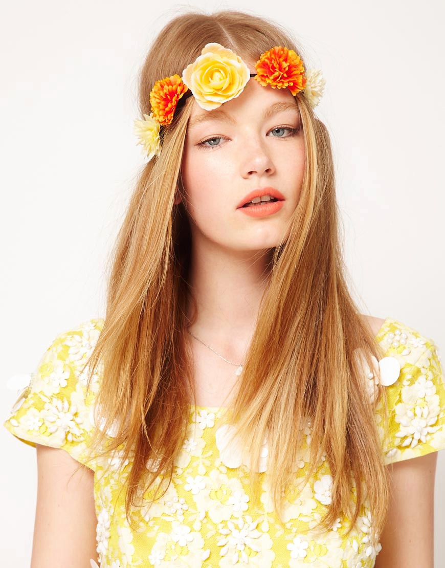 Asos Asos Carnation Flower Headband At Asos 