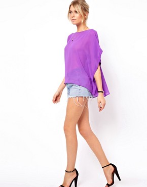 Image 4 of ASOS Top With Drapey Back
