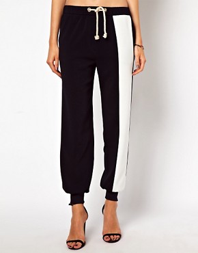 Image 4 of ASOS Pants with Contrast Rope Tie
