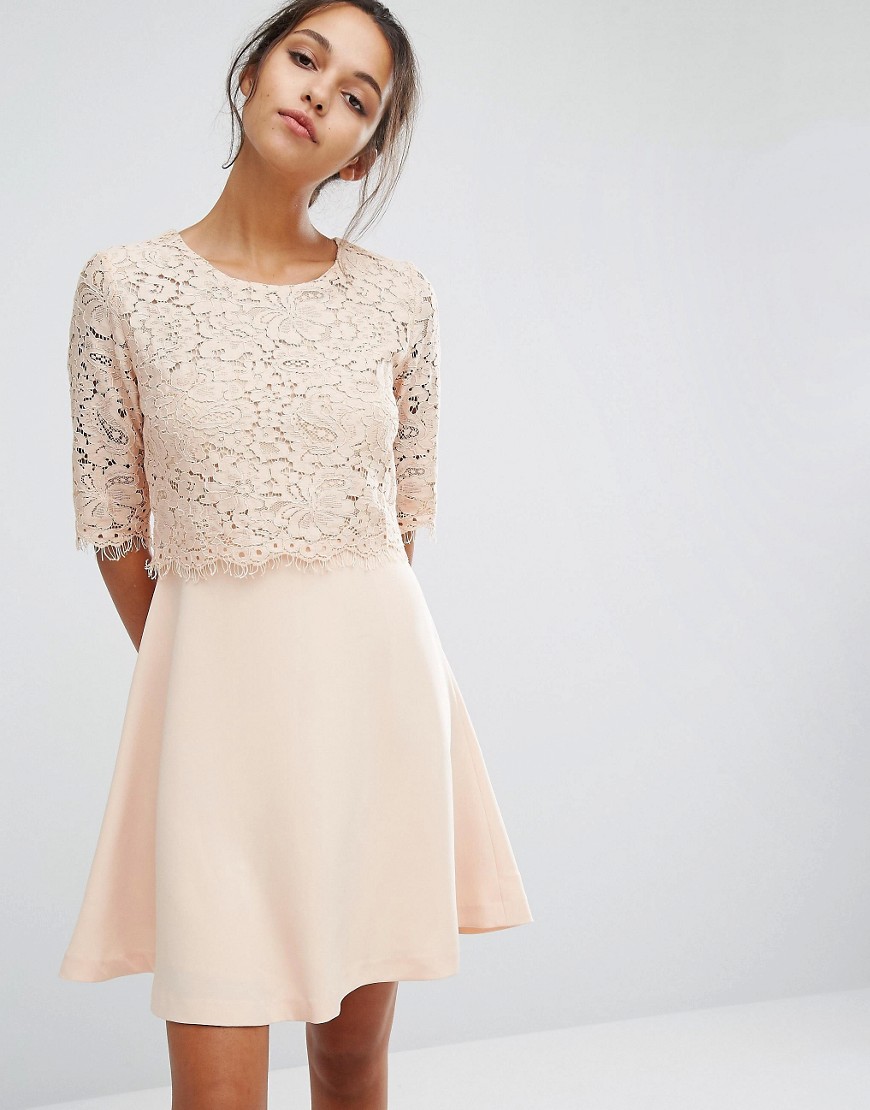 Кружевное платье Suncoo - Розовый