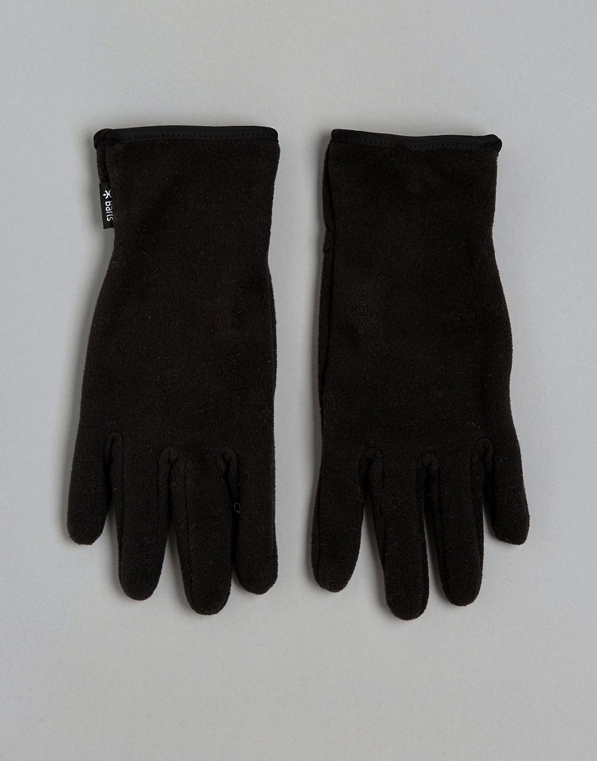 Перчатки с силиконовой вставкой на ладони Barts - Черный