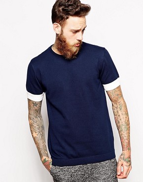 ASOS Knitted TShirt in Cotton 
