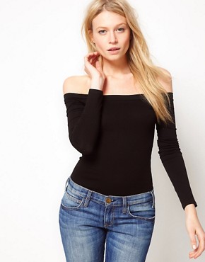 Image 1 of ASOS Top with Off Shoulder Detail