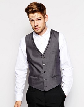River Island Waistcoat with Contrast Detail 