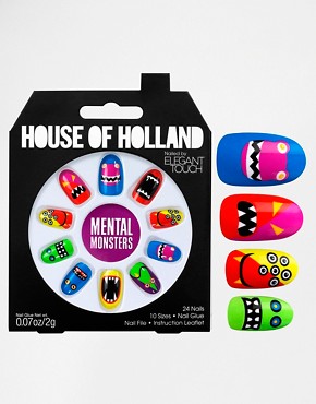 House Of Holland Nails By Elegant Touch - Mental Monsters