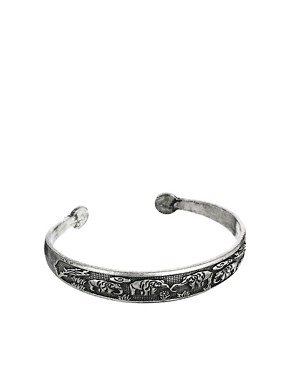 Image 1 of ASOS Elephant Cuff Bracelet