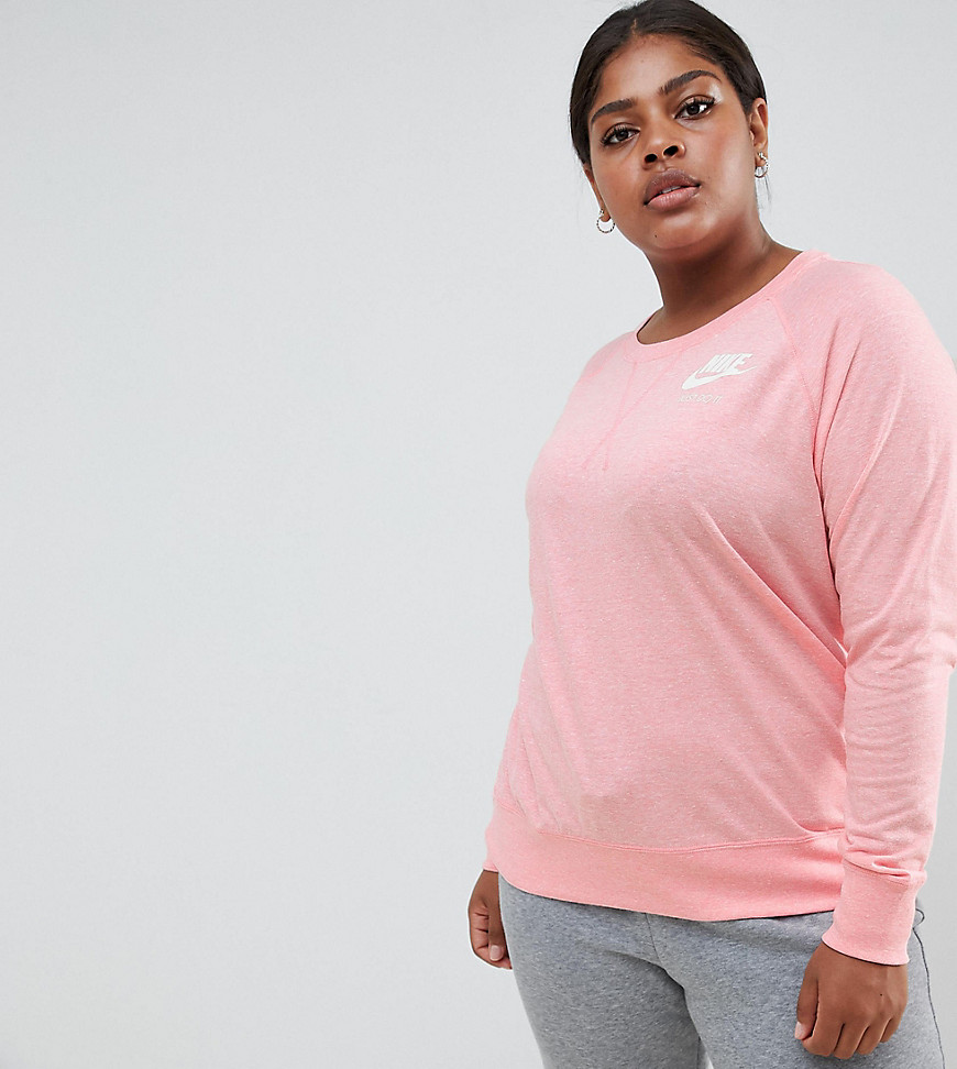 Imagen principal de producto de Sudadera estilo vintage en rosa Gym de Nike Plus - Nike