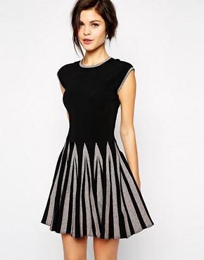 Image 1 of Ted Baker Dress with Pleated Skirt