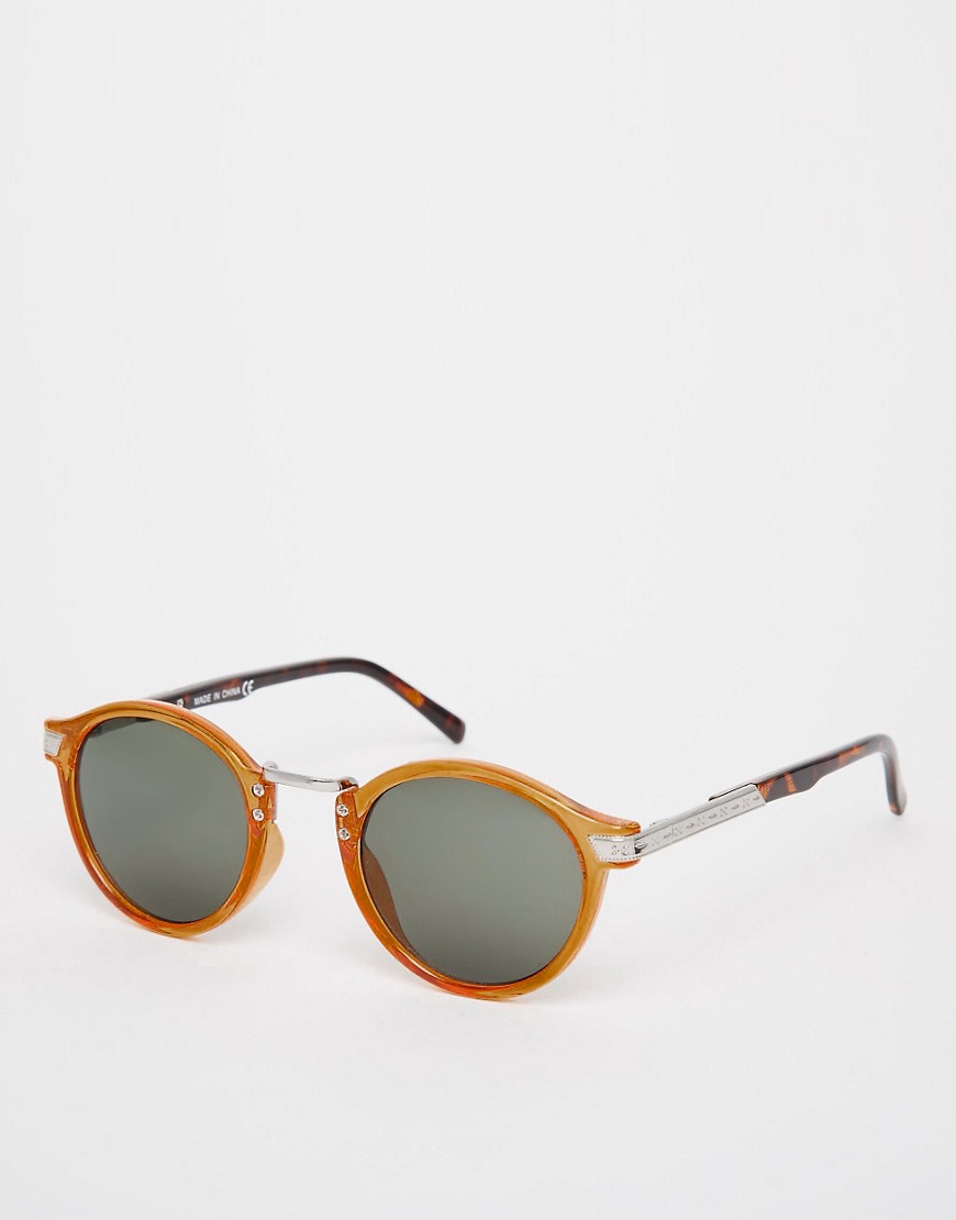 Sunglasses by ASOS Coloured frames Moulded nose pads for added comfort ...