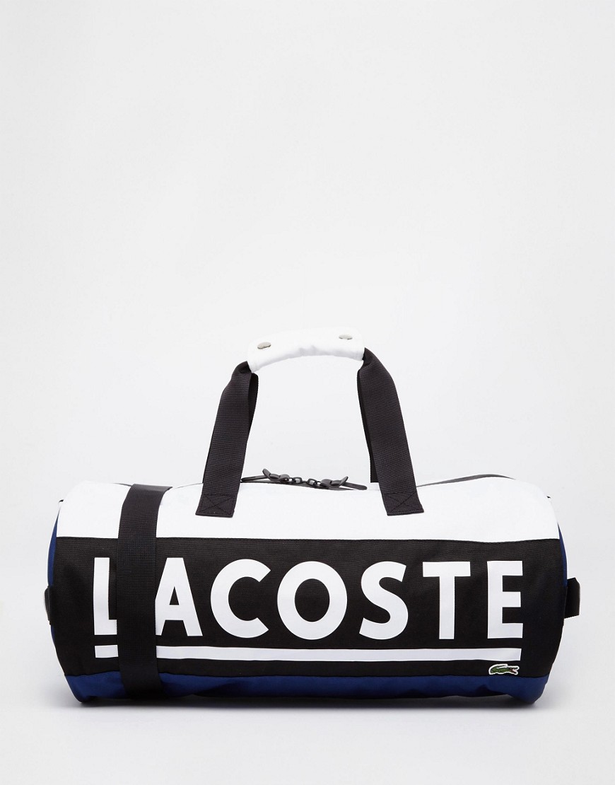 Lacoste  Lacoste Logo Barrel Bag at ASOS