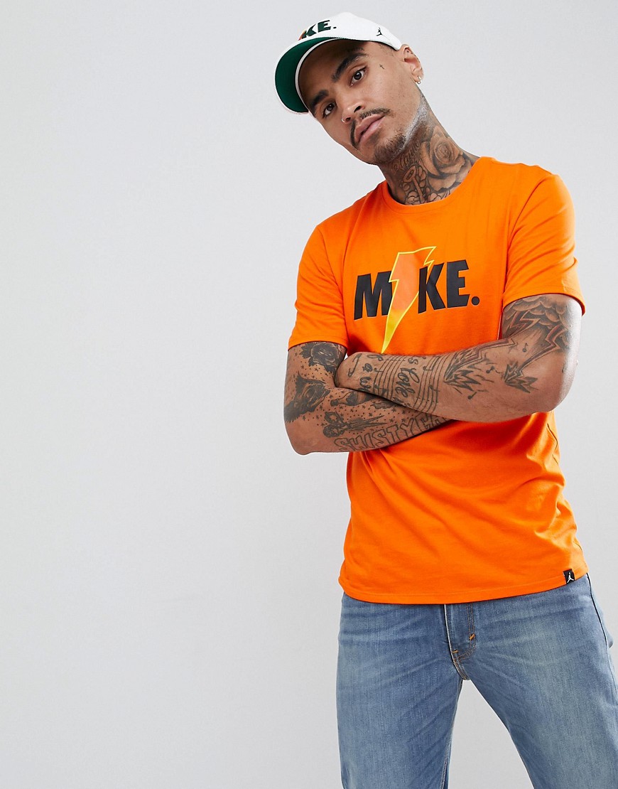 Оранжевая футболка Nike Jordan Like Mike AJ1163-819 - Оранжевый