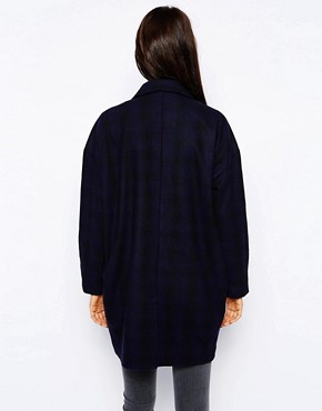 Купить Oversize-пальто в клетку Just Female недорого в интернет-магазине ASOS