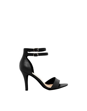Image 1 of New Look Taste Black Single Sole Sandals