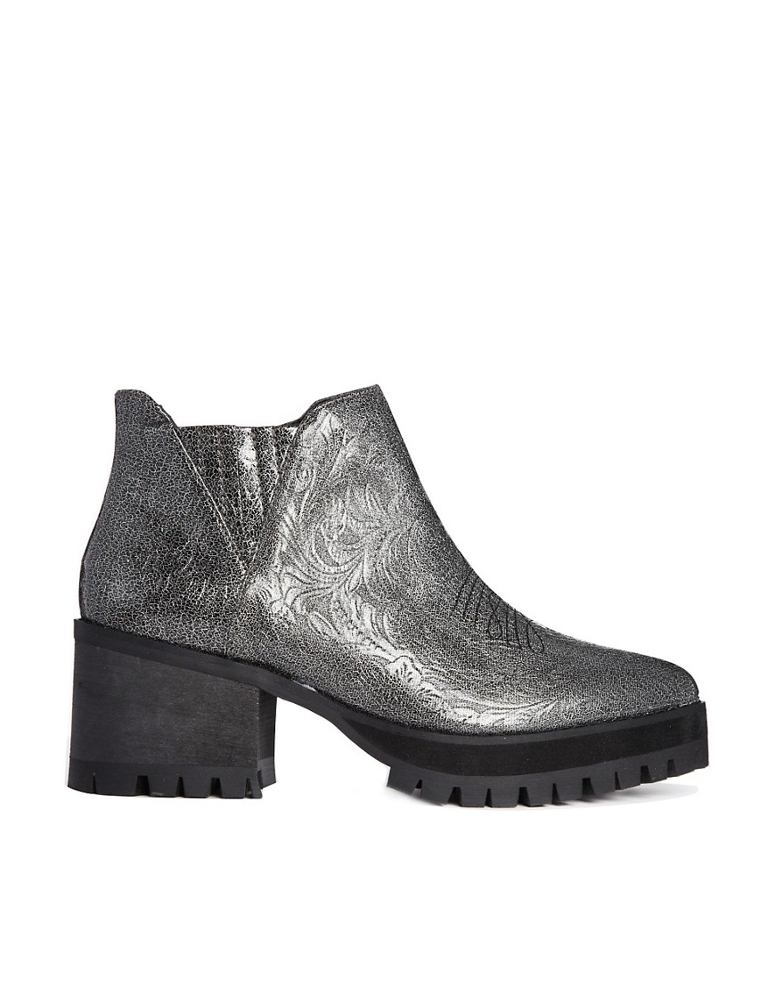 for Chunky shoes  Sole â™¥  YRU Saucy Rather £40.00 40.00 Grey Boots Wolf