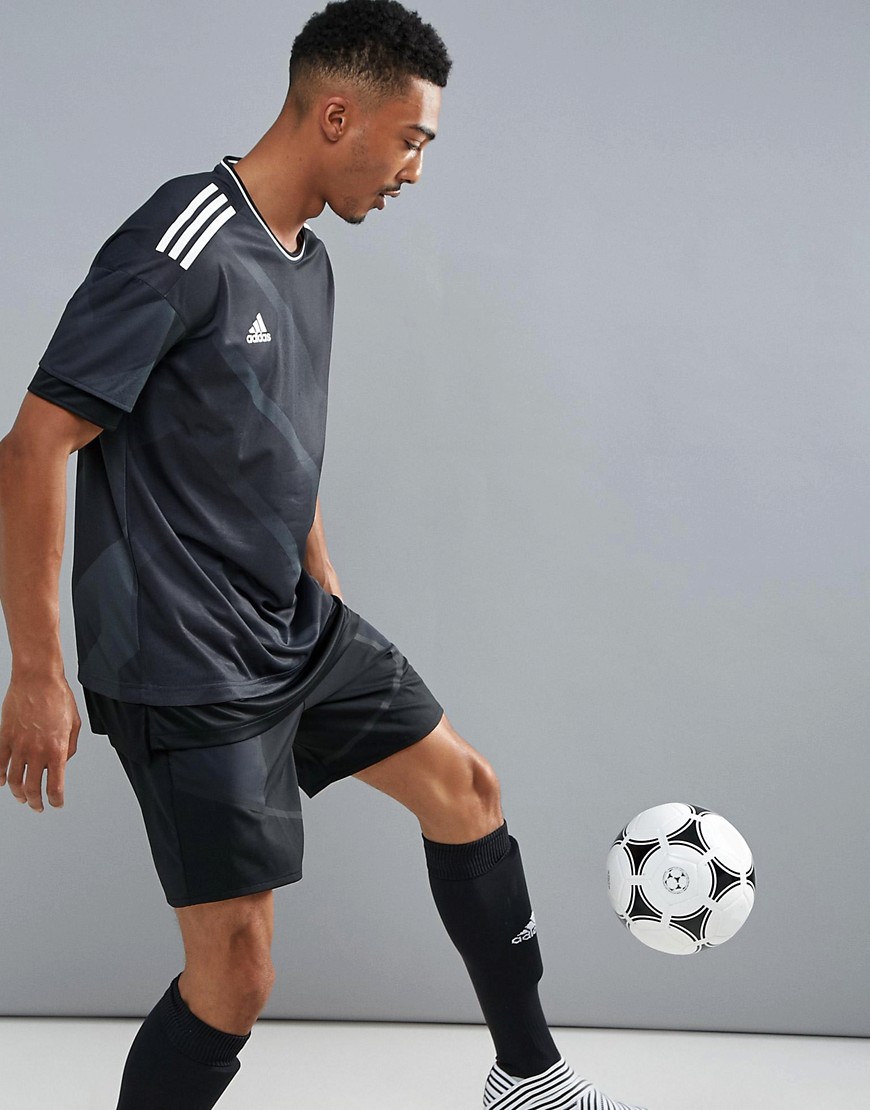 Черная футболка adidas Football Training BR1519 - Черный