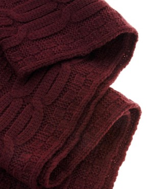 Image 1 of ASOS Cable Scarf
