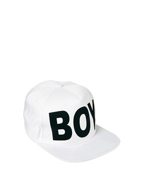 Image 2 of BOY London Boy Snapback White Cap