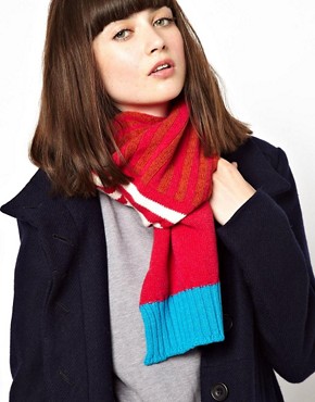 Image 1 of Paul Smith Colour Block Scarf