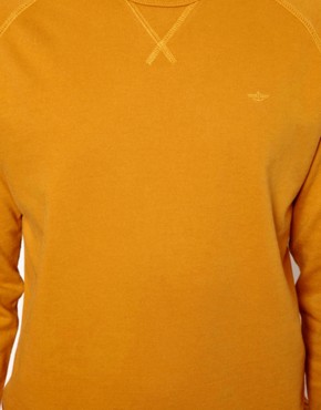 Image 1 of Dockers Alpha Khaki Crew Sweatshirt Slim Fit