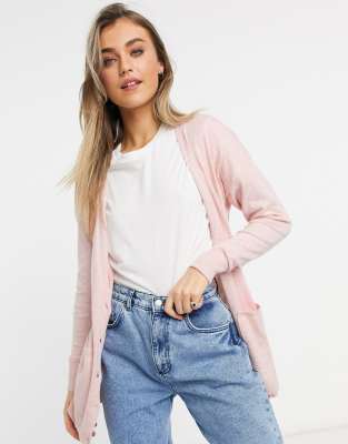Abercrombie & Fitch pocket cardigan in light pink - Click1Get2 Coupon&