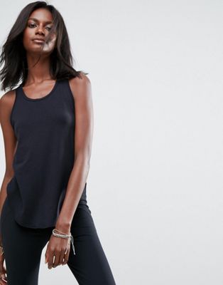 Abercrombie & Fitch Racer Tank With Mesh Detail