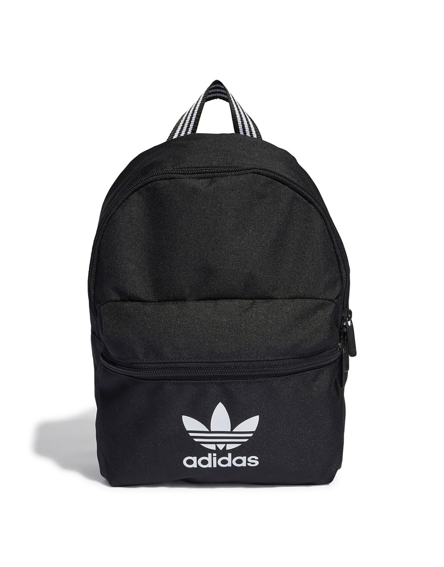 adidas Originals adicolor logo mini backpack in black