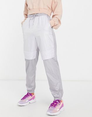 Adidas Originals Bellista cuffed sweatpants in gray and white - Click1Get2 Cyber Monday