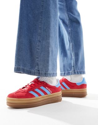 Gazelle Bold trainers in red and blue